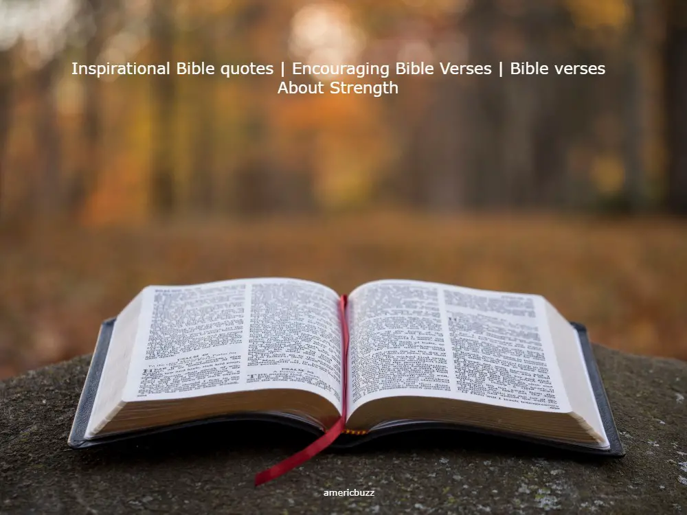 Inspirational Bible quotes | Encouraging Bible Verses | Bible verses About Strength