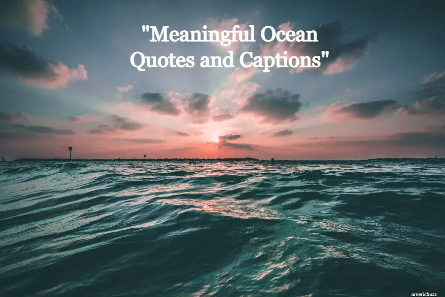 Meaningful Ocean Quotes and Captions