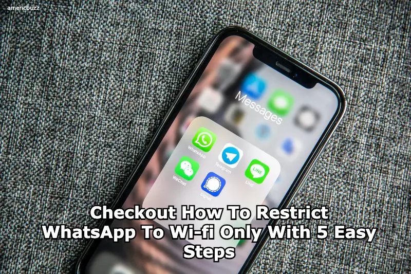 Checkout How To Restrict WhatsApp To Wi-fi Only With 5 Easy Steps
