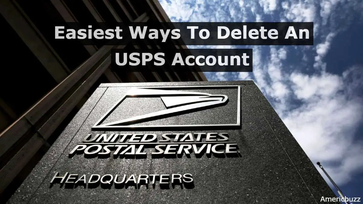 Delete USPS Account