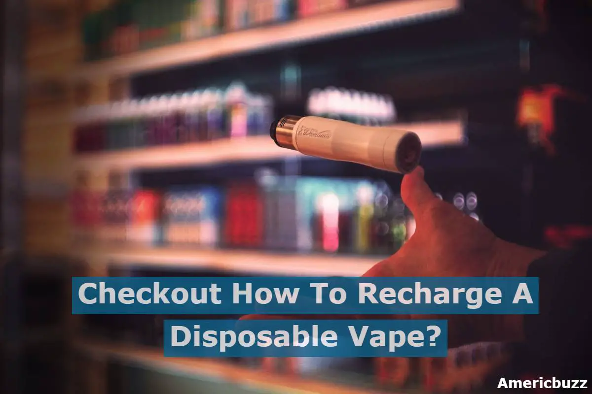 Recharge A Disposable Vape