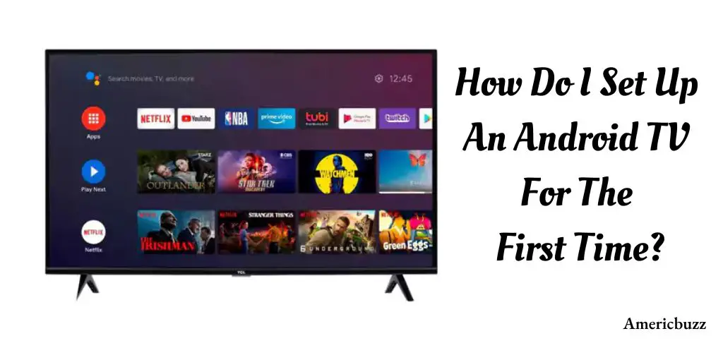 Android TV Com Setup Glance