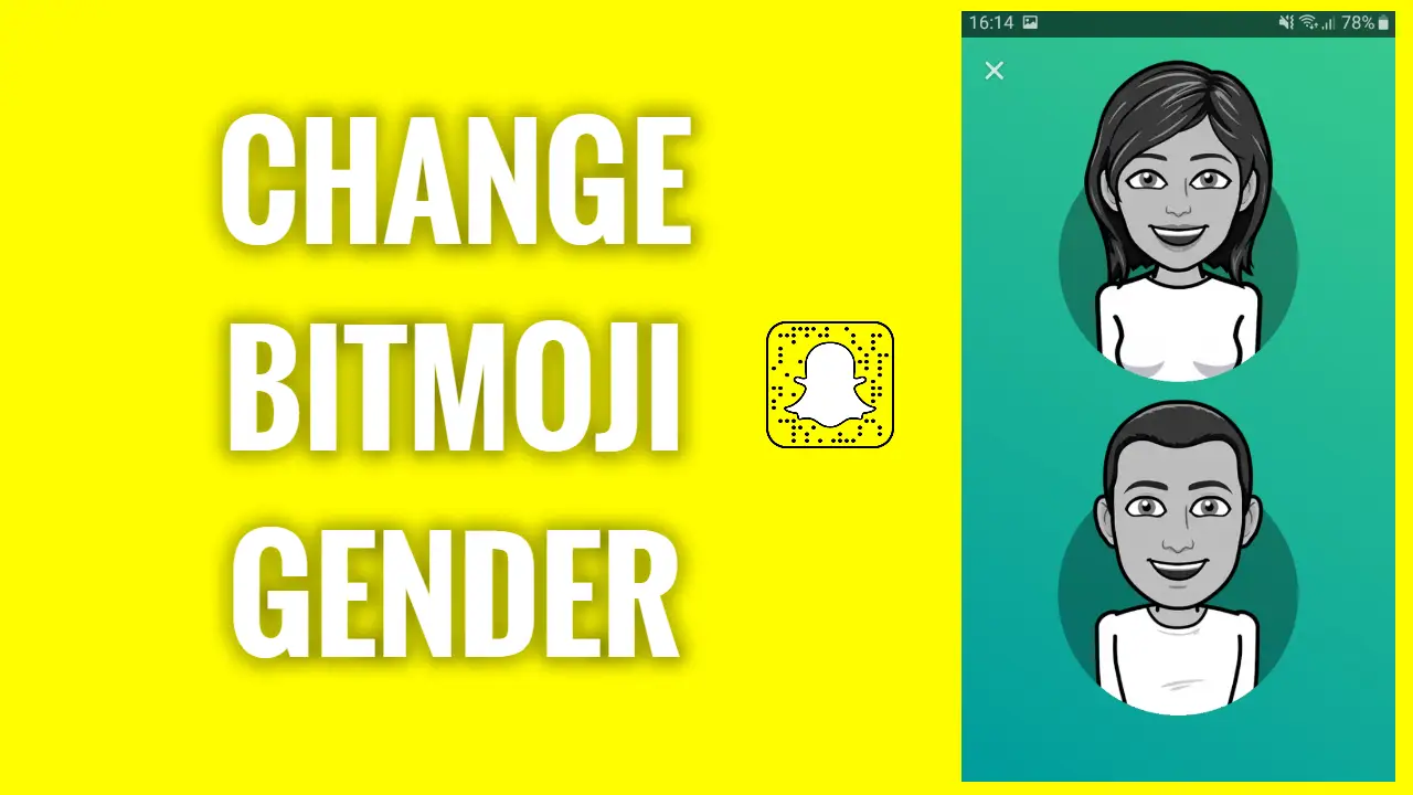 How to change your Bitmoji gender on Snapchat
